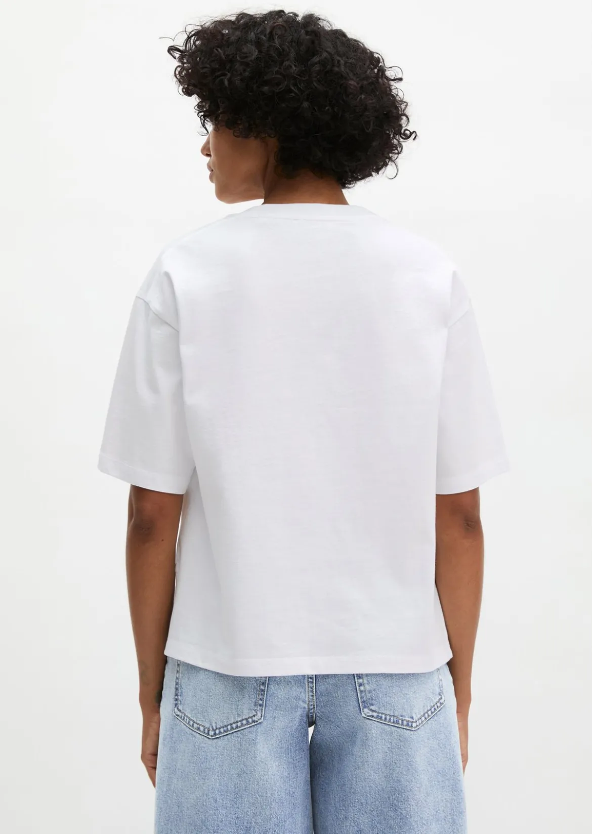 Sweathirt oversized boxy aus weichem Single Jersey