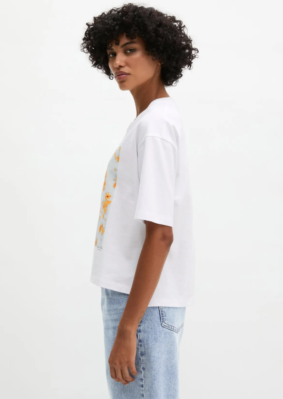 Sweathirt oversized boxy aus weichem Single Jersey