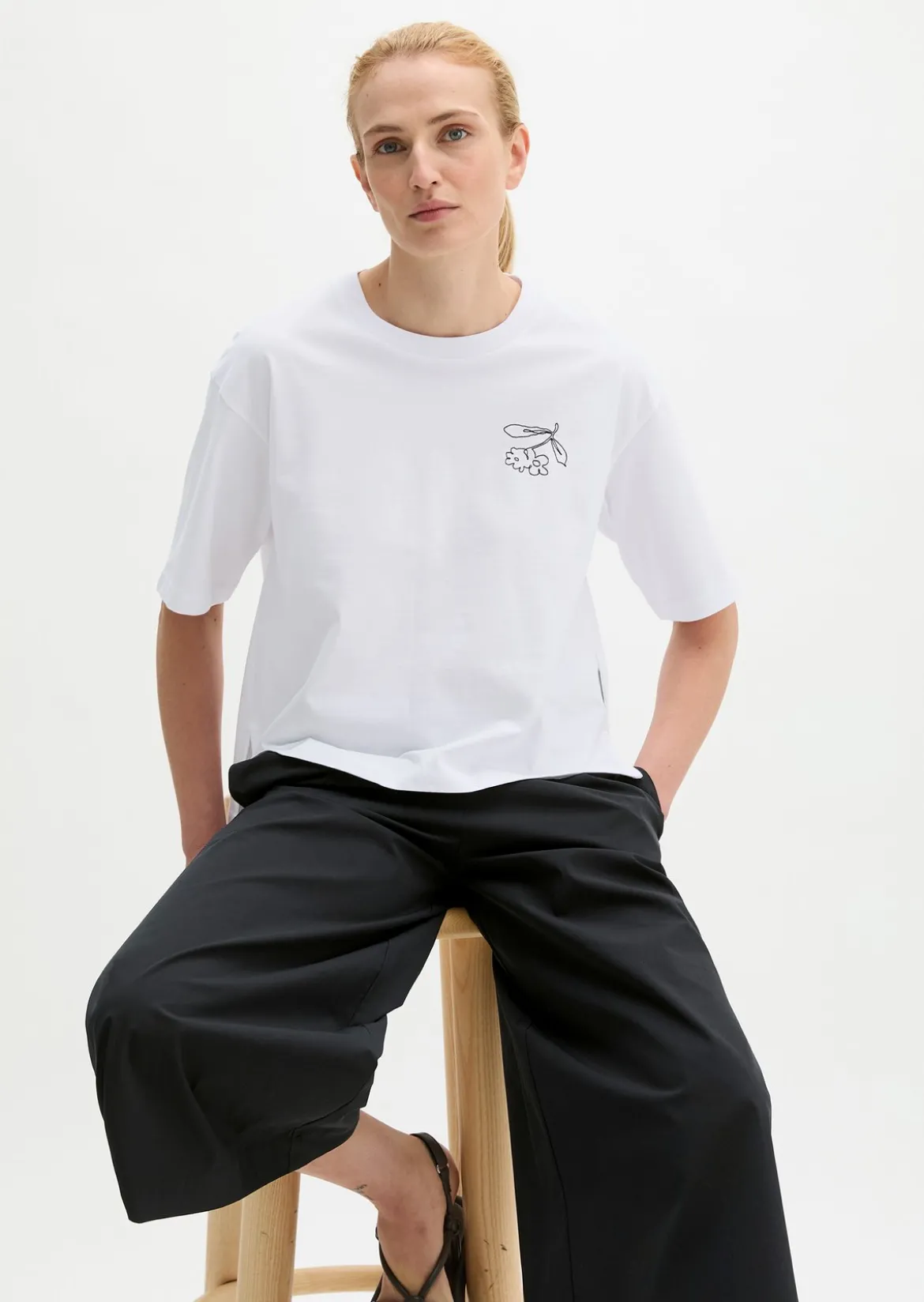 Sweathirt oversized boxy aus weichem Single Jersey