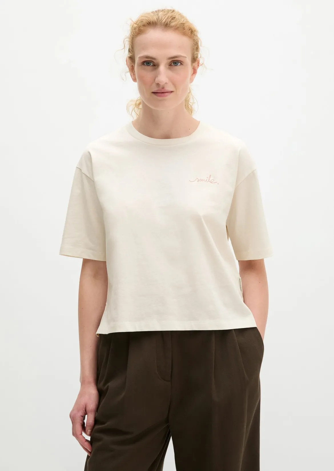 Sweathirt oversized boxy aus weichem Single Jersey