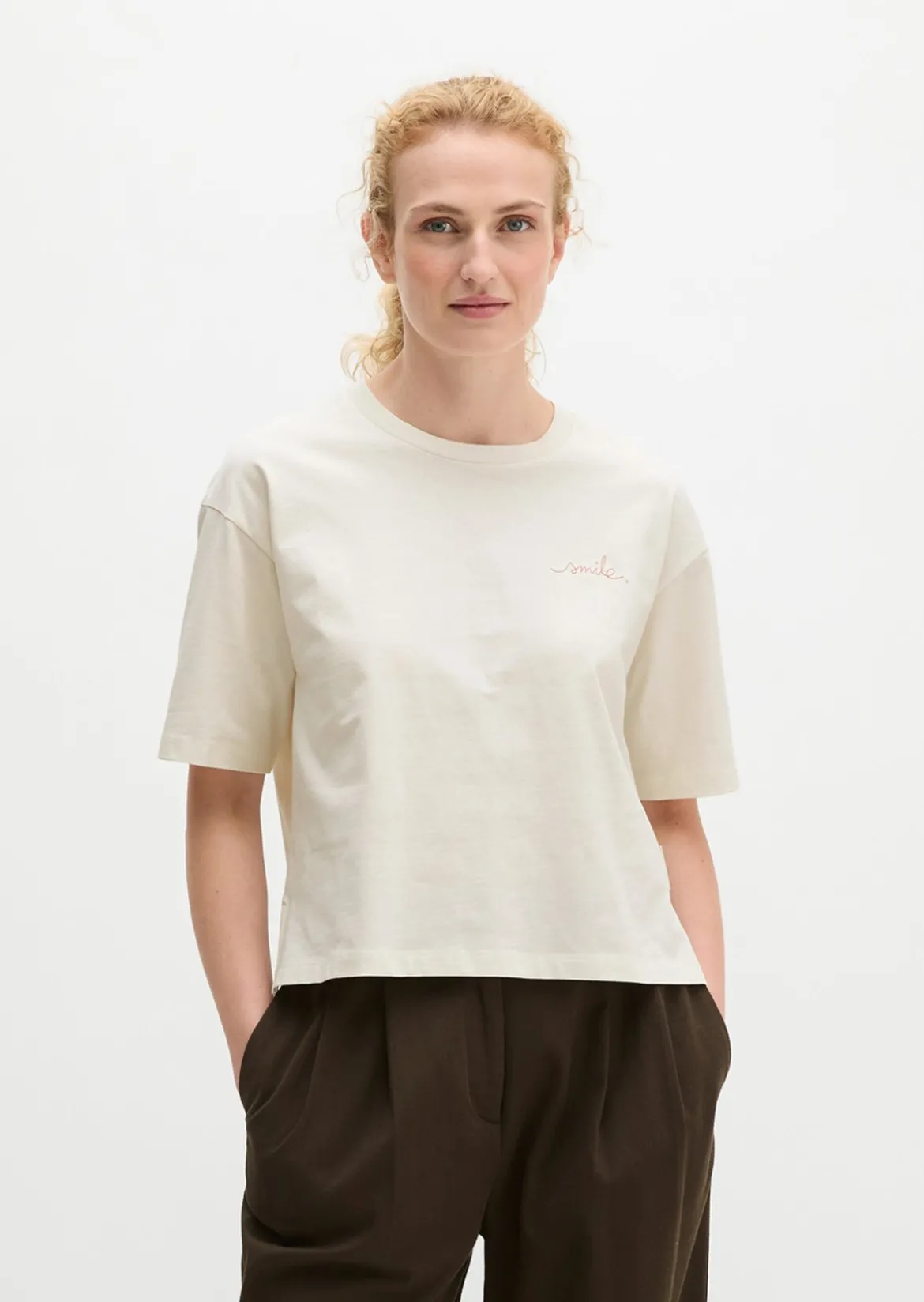 Sweathirt oversized boxy aus weichem Single Jersey