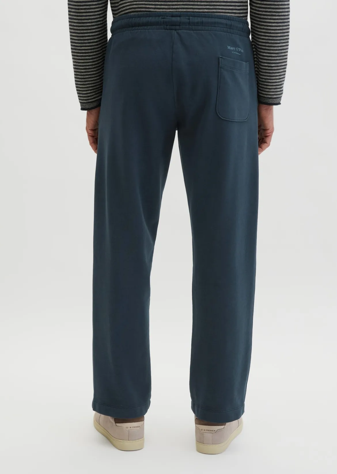 Sweathose regular garment-dyed aus weicher Bio-Baumwolle