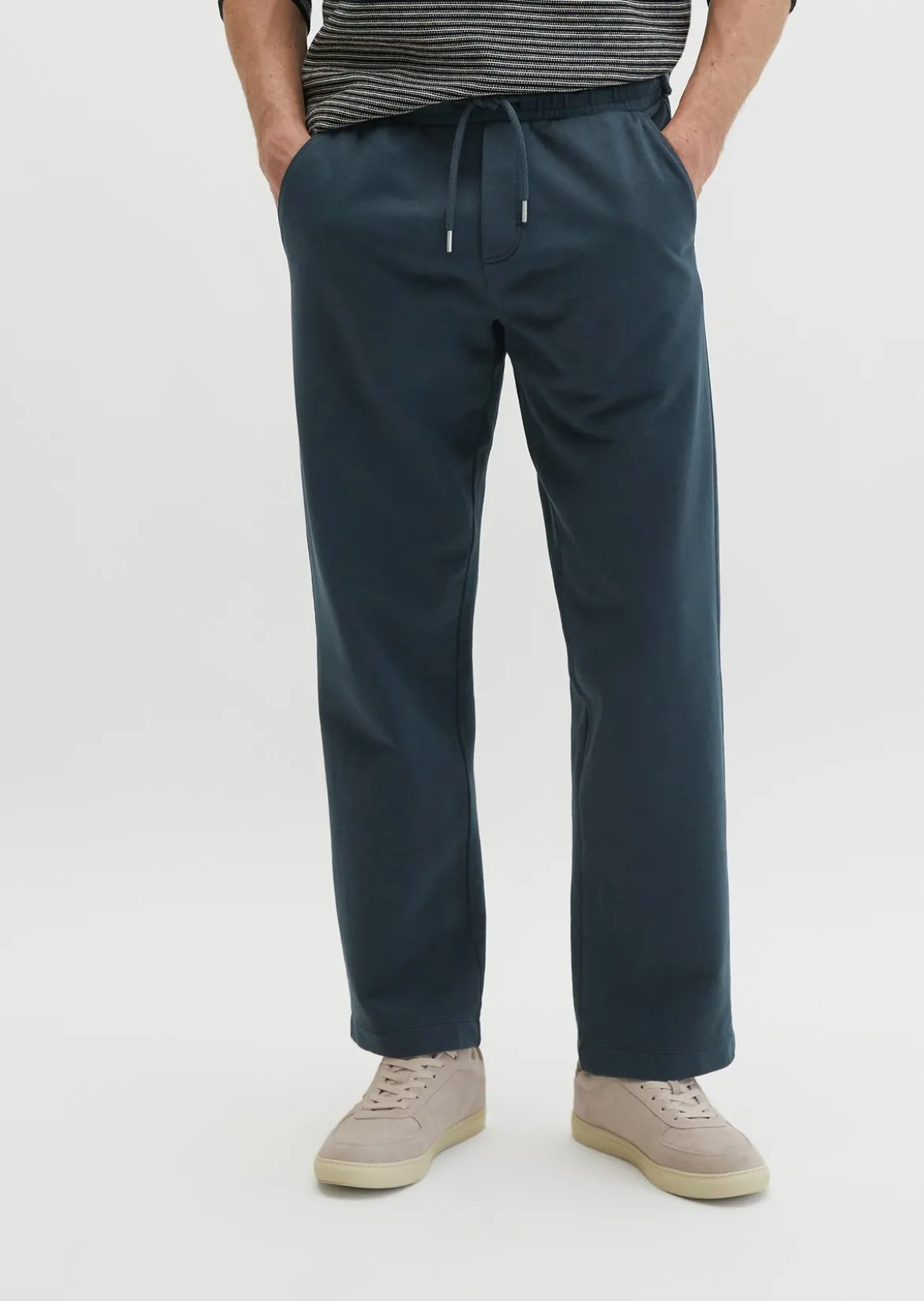 Sweathose regular garment-dyed aus weicher Bio-Baumwolle