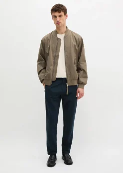 Sweathose regular garment-dyed mit Jersey-Griff
