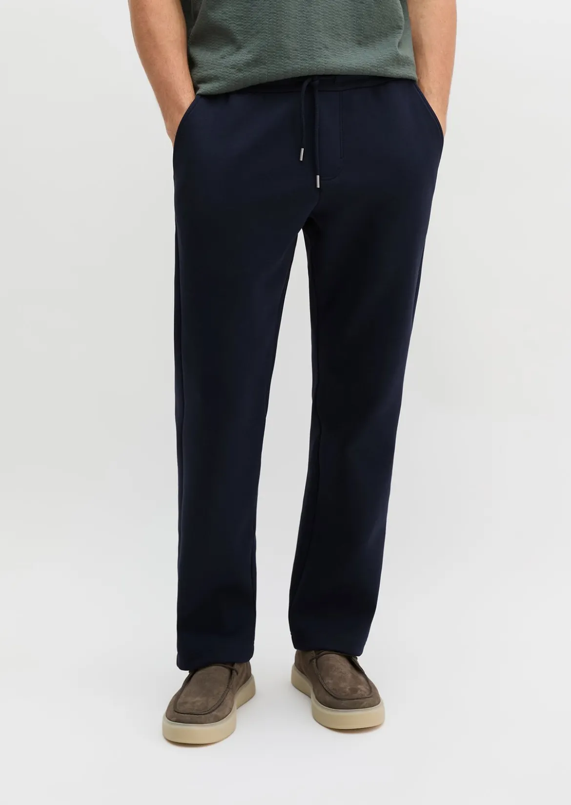 Sweathose regular aus Scuba-Interlock