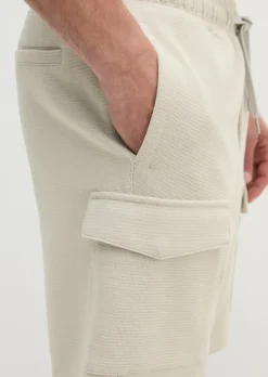 Sweathose regular mit feiner Struktur