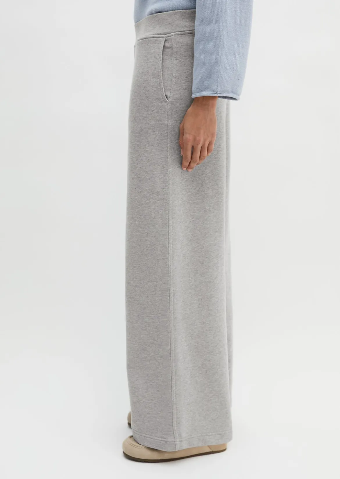 Sweathose relaxed garment-dyed aus weicher Baumwolle