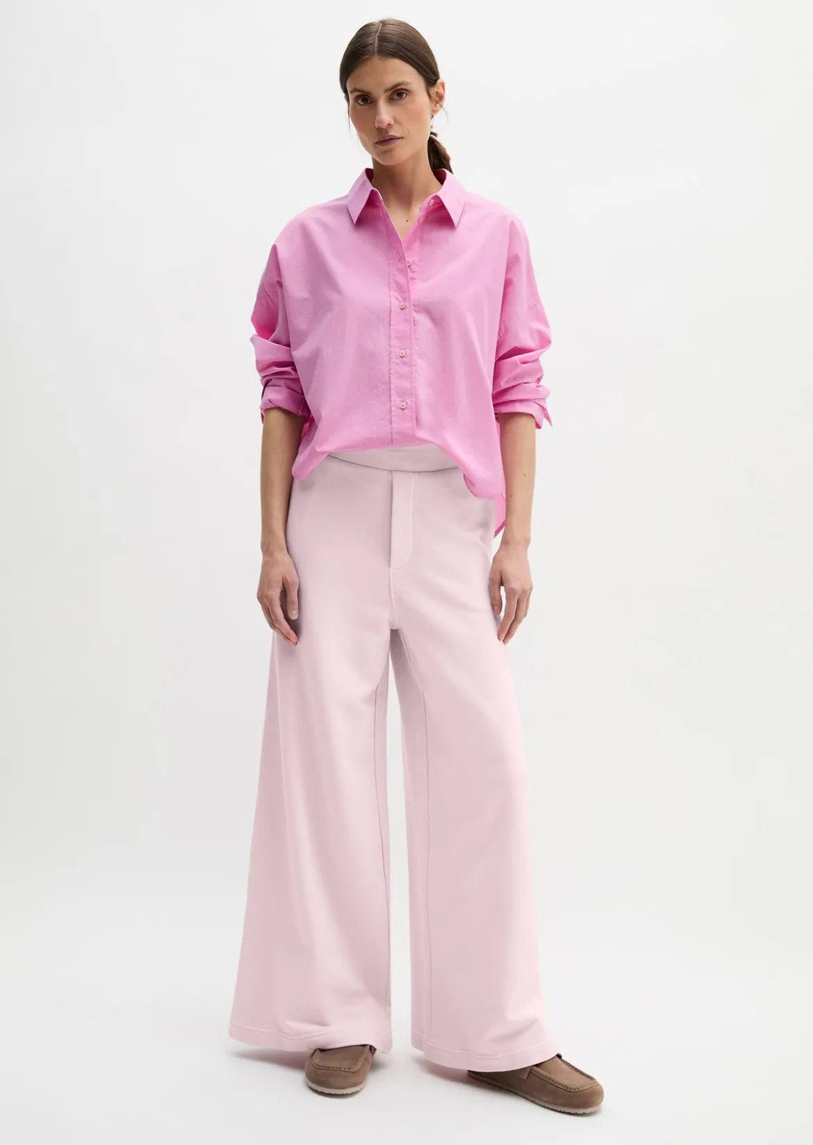 Sweathose relaxed garment-dyed aus weicher Baumwolle
