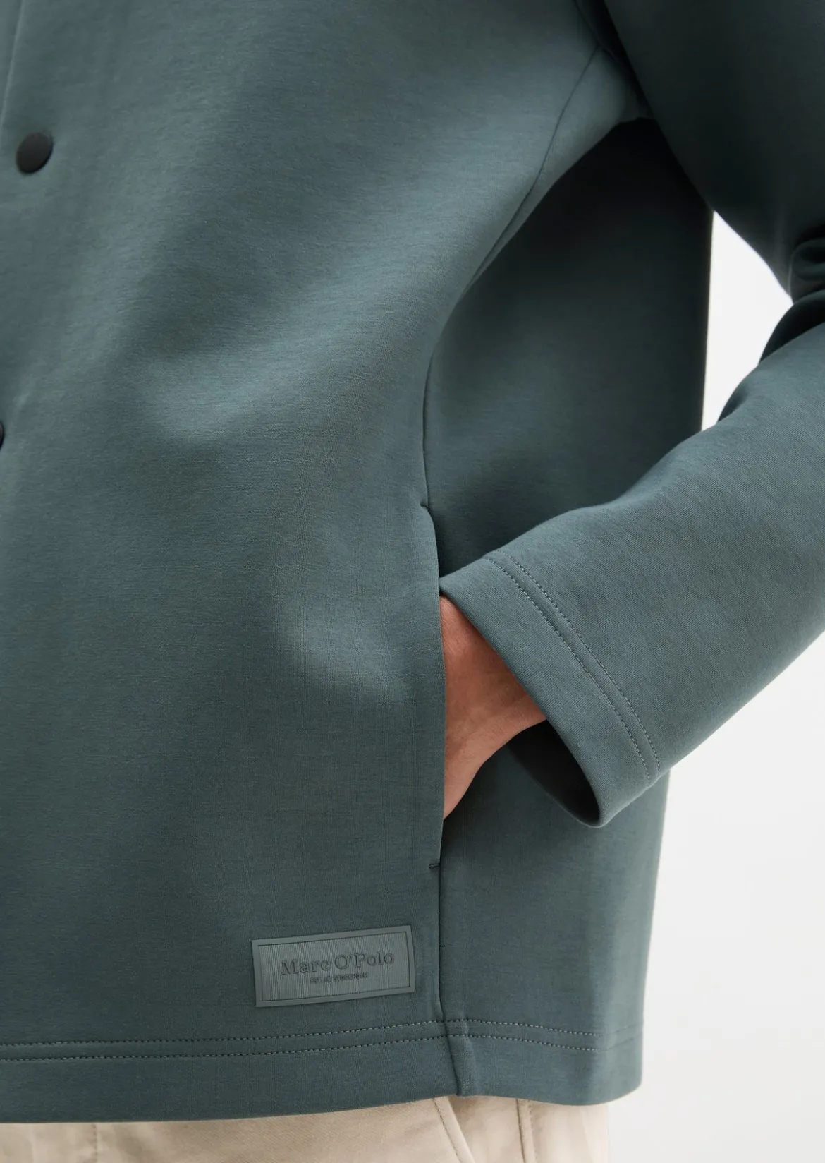 Sweatjacke regular aus Scuba-Interlock