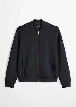 Sweatjacke regular aus Scuba-Interlock