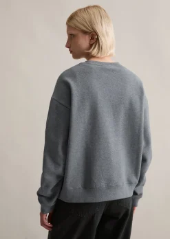Sweatshirt im College-Stil relaxed mit kuschelig gerauter Innenseite