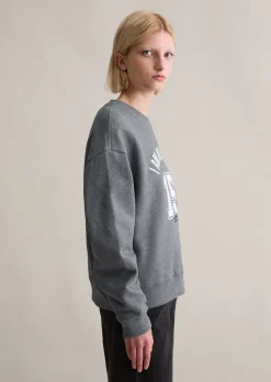 Sweatshirt im College-Stil relaxed mit kuschelig gerauter Innenseite