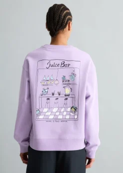 Sweatshirt oversize aus softem French Terry