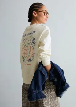 Sweatshirt oversize aus softem French Terry