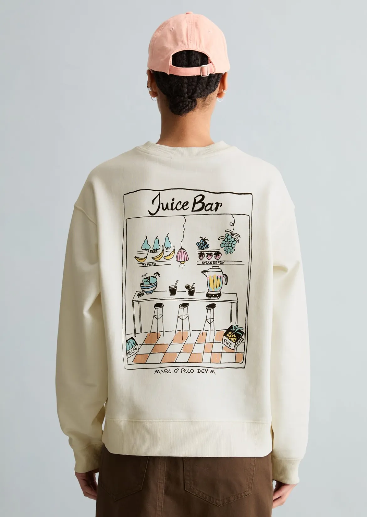 Sweatshirt oversize aus softem French Terry