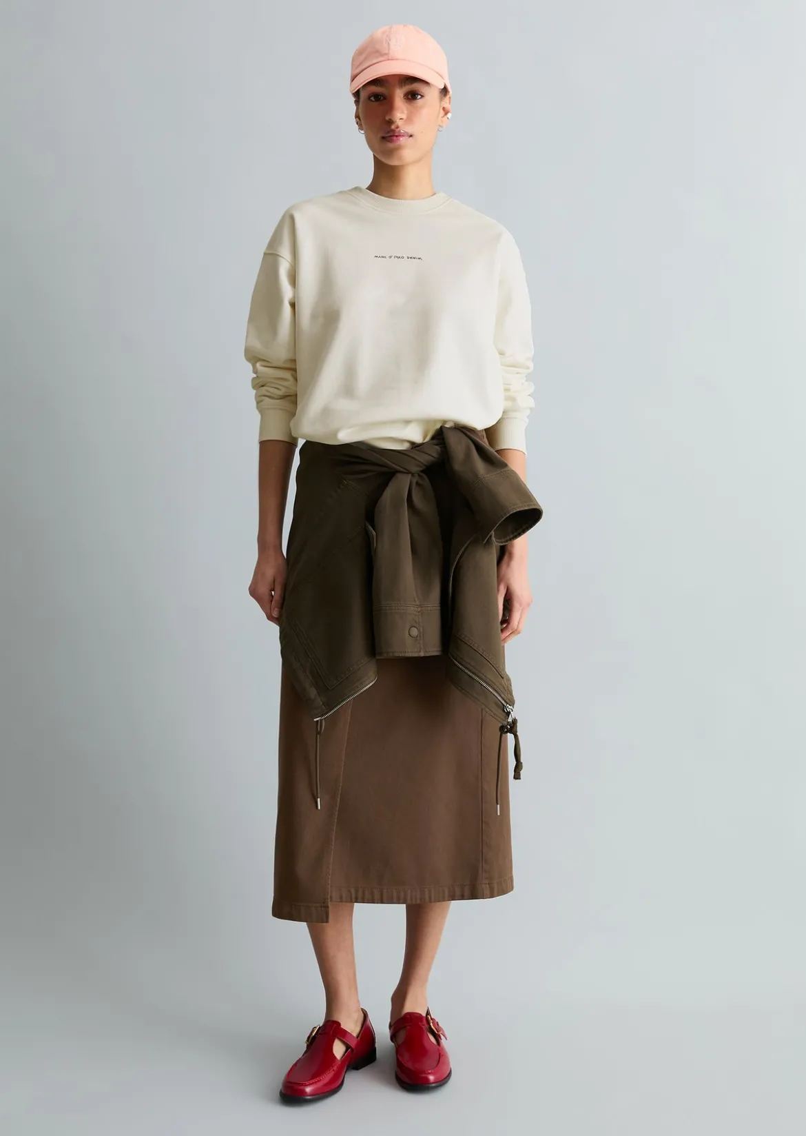 Sweatshirt oversize aus softem French Terry