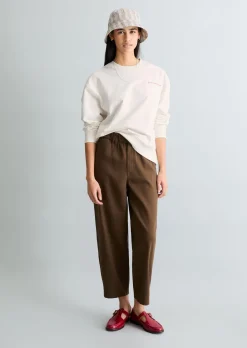 Sweatshirt oversized mit markantem Rückenprint