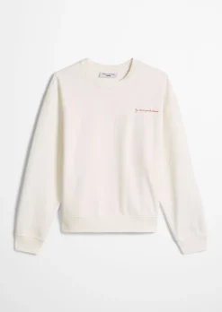 Sweatshirt oversized mit markantem Rückenprint