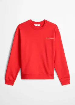 Sweatshirt oversized mit markantem Rückenprint