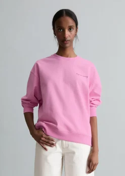 Sweatshirt oversized mit markantem Rückenprint