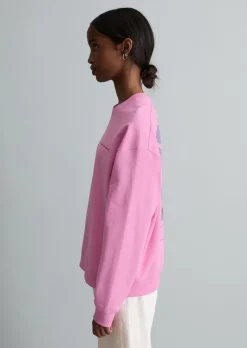 Sweatshirt oversized mit markantem Rückenprint