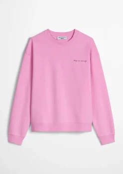 Sweatshirt oversized mit markantem Rückenprint