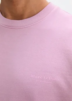 Sweatshirt regular garment-dyed mit Logoprint auf dem Rücken