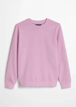 Sweatshirt regular garment-dyed mit Logoprint auf dem Rücken