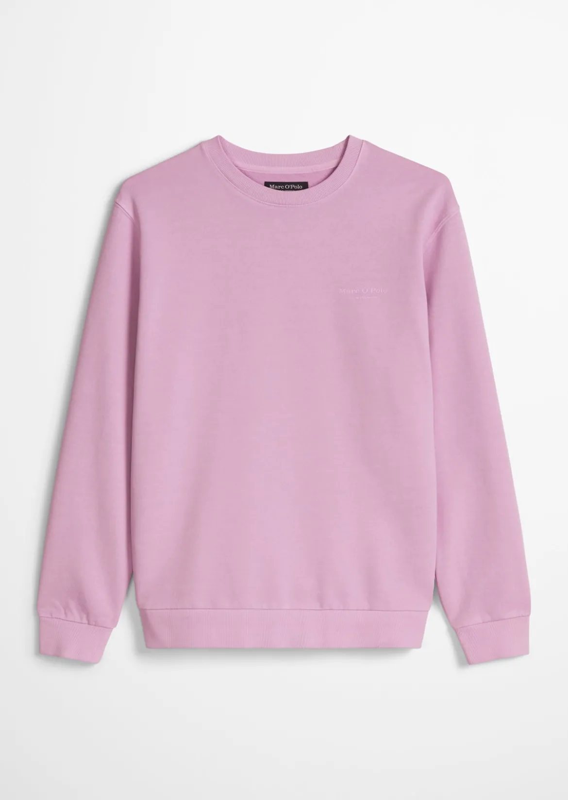 Sweatshirt regular garment-dyed mit Logoprint auf dem Rücken