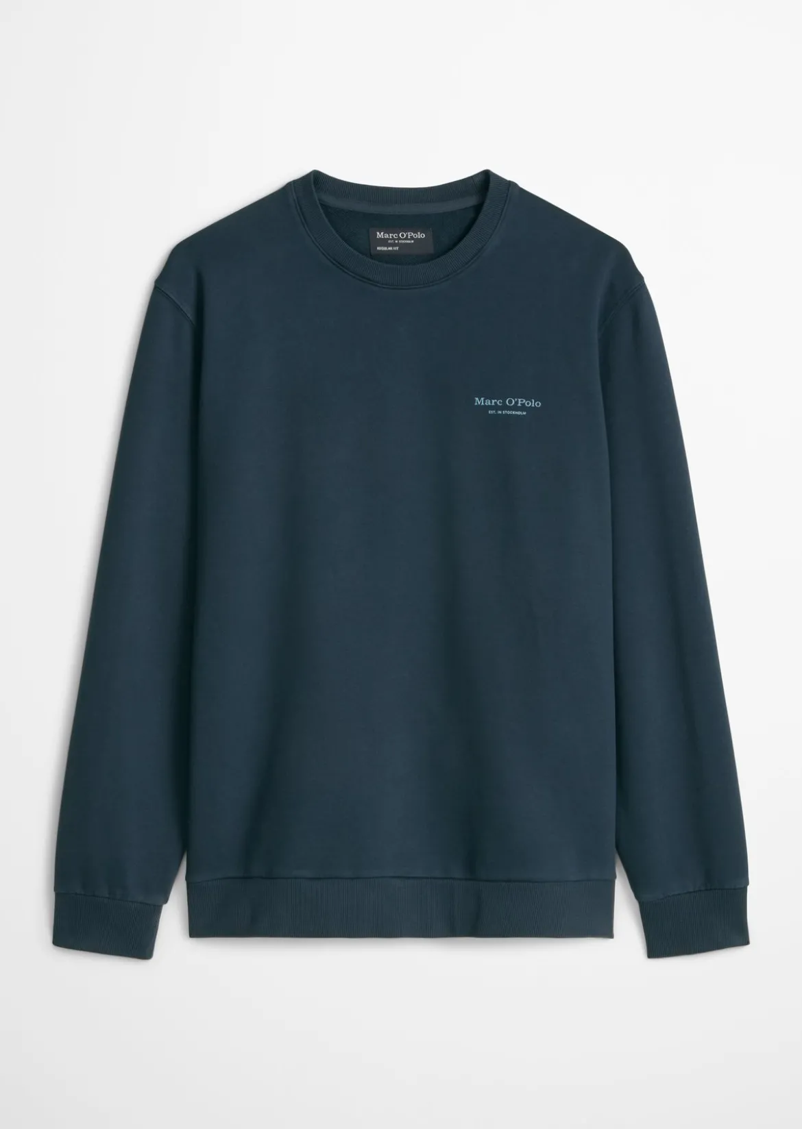 Sweatshirt regular garment-dyed mit Logoprint auf dem Rücken