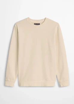 Sweatshirt regular garment-dyed mit Logoprint auf dem Rücken