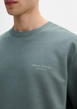Sweatshirt regular garment-dyed mit Logoprint auf dem Rücken