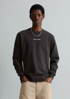 Sweatshirt regular mit lässigem Rückenprint