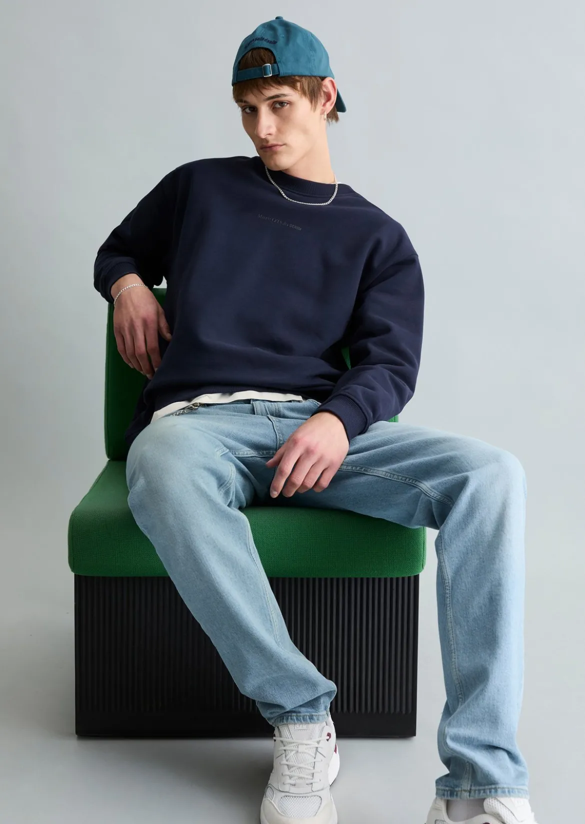 Sweatshirt relaxed aus hochwertiger Bio-Baumwolle