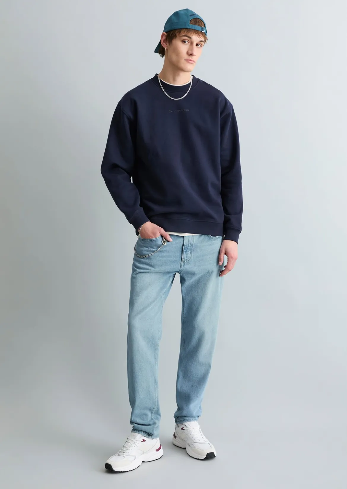 Sweatshirt relaxed aus hochwertiger Bio-Baumwolle
