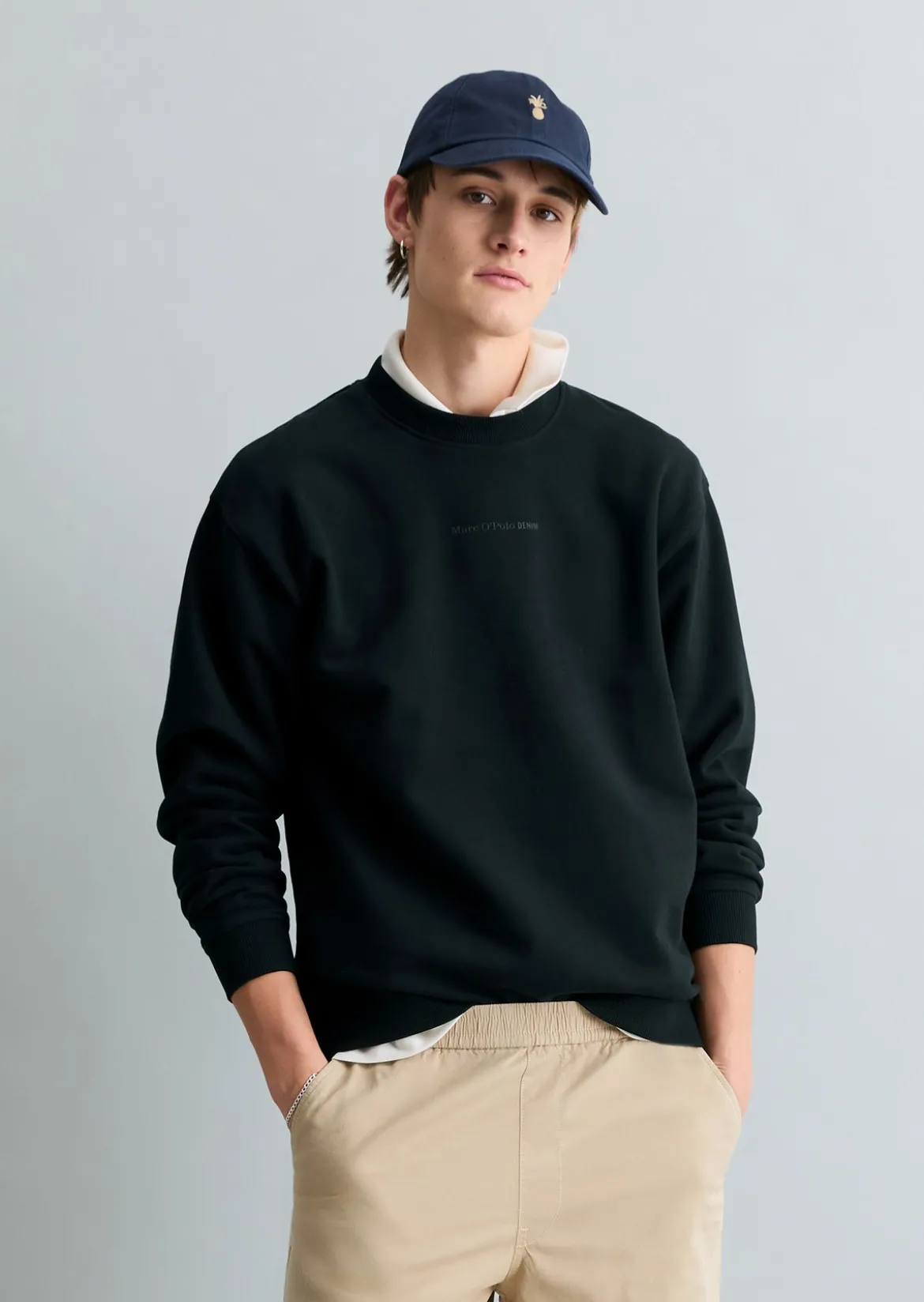 Sweatshirt relaxed aus hochwertiger Bio-Baumwolle