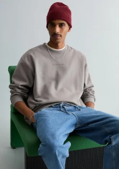 Sweatshirt relaxed aus hochwertiger Bio-Baumwolle