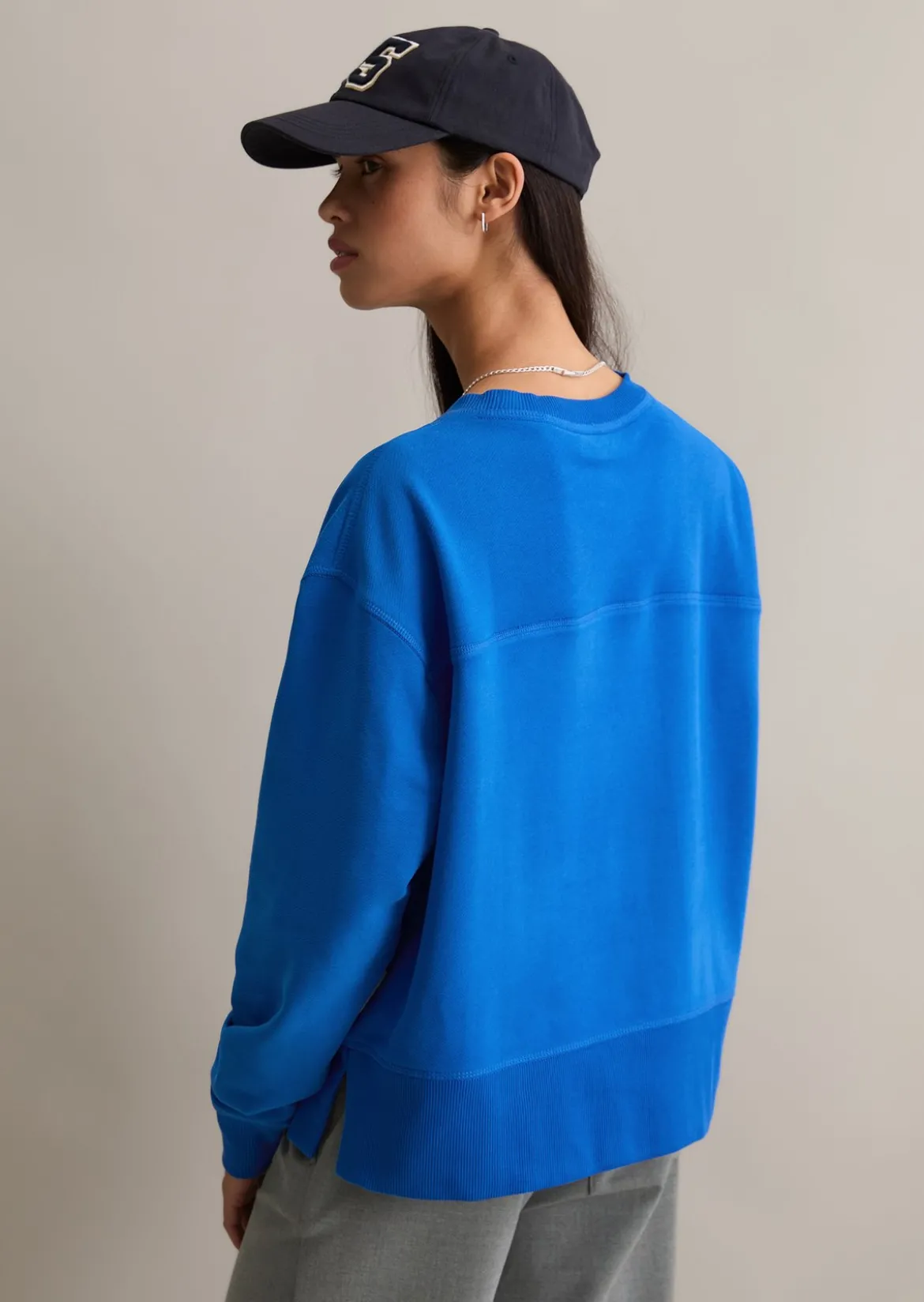 Sweatshirt relaxed aus Organic Cotton-Mix