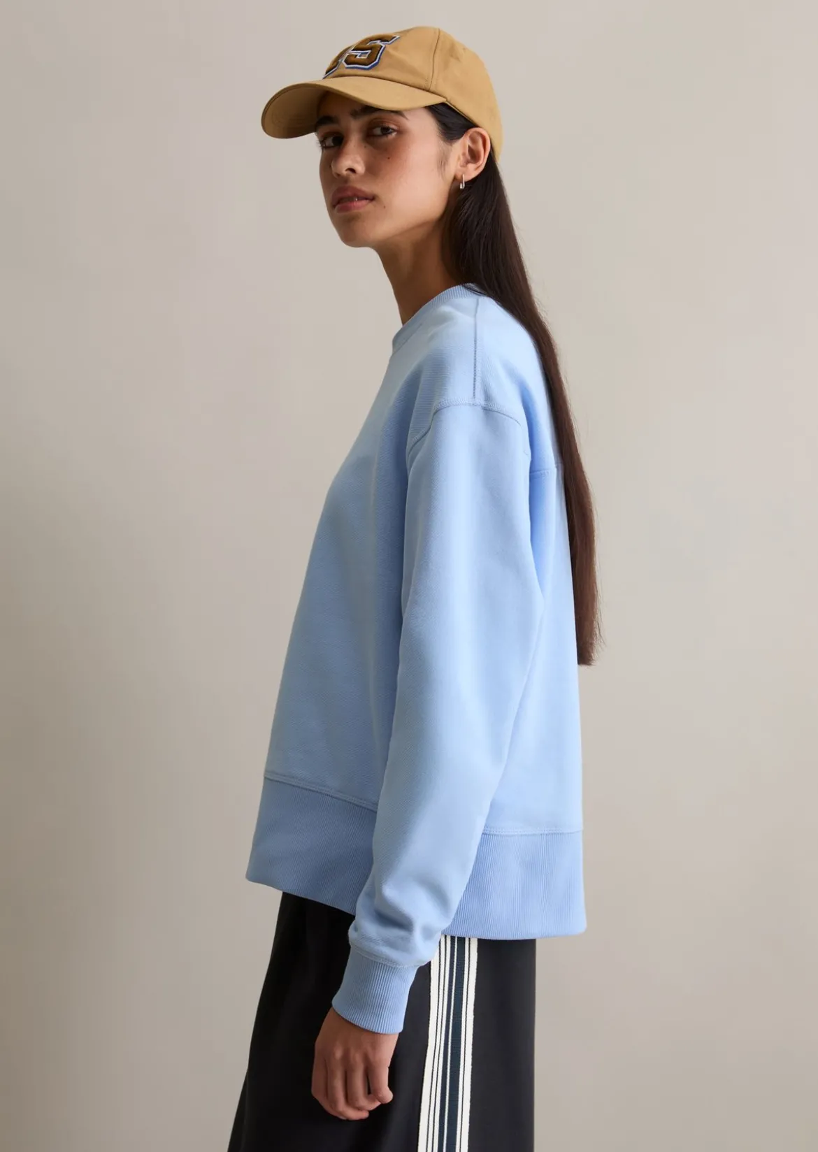Sweatshirt relaxed aus Organic Cotton-Mix