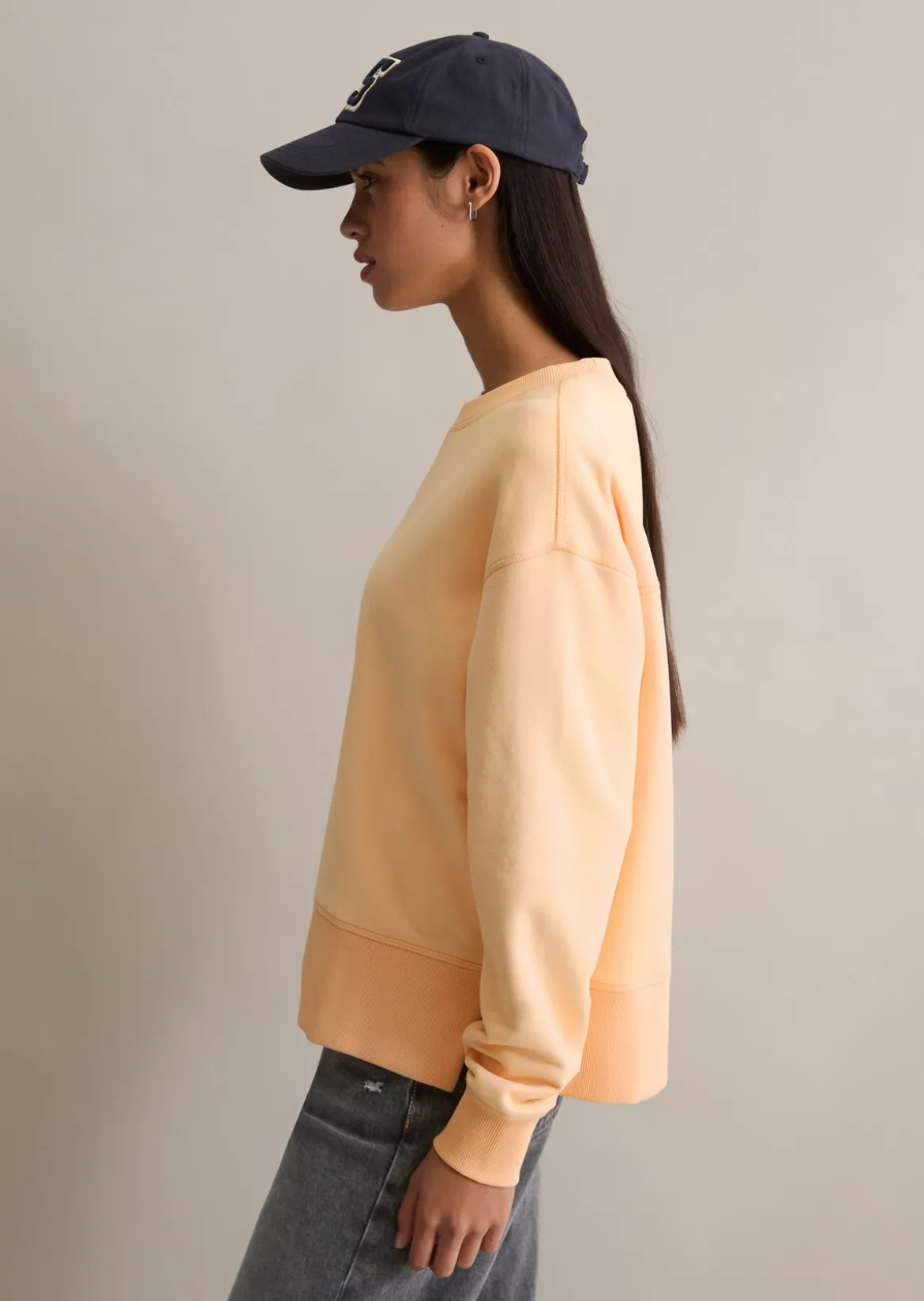 Sweatshirt relaxed aus Organic Cotton-Mix