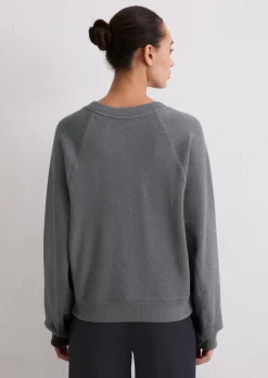 Sweatshirt relaxed aus reiner Bio-Baumwolle