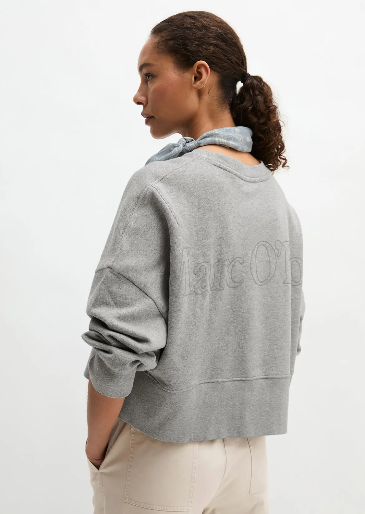 Sweatshirt relaxed aus reiner Bio-Baumwolle