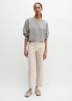 Sweatshirt relaxed aus reiner Bio-Baumwolle