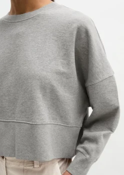 Sweatshirt relaxed aus reiner Bio-Baumwolle