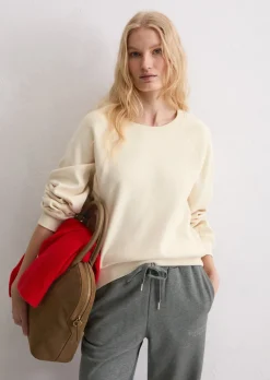 Sweatshirt relaxed aus reiner Bio-Baumwolle