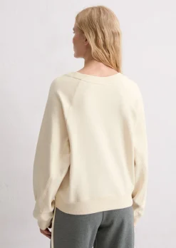 Sweatshirt relaxed aus reiner Bio-Baumwolle