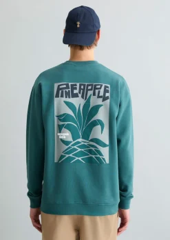 Sweatshirt relaxed mit großem Rückenprint