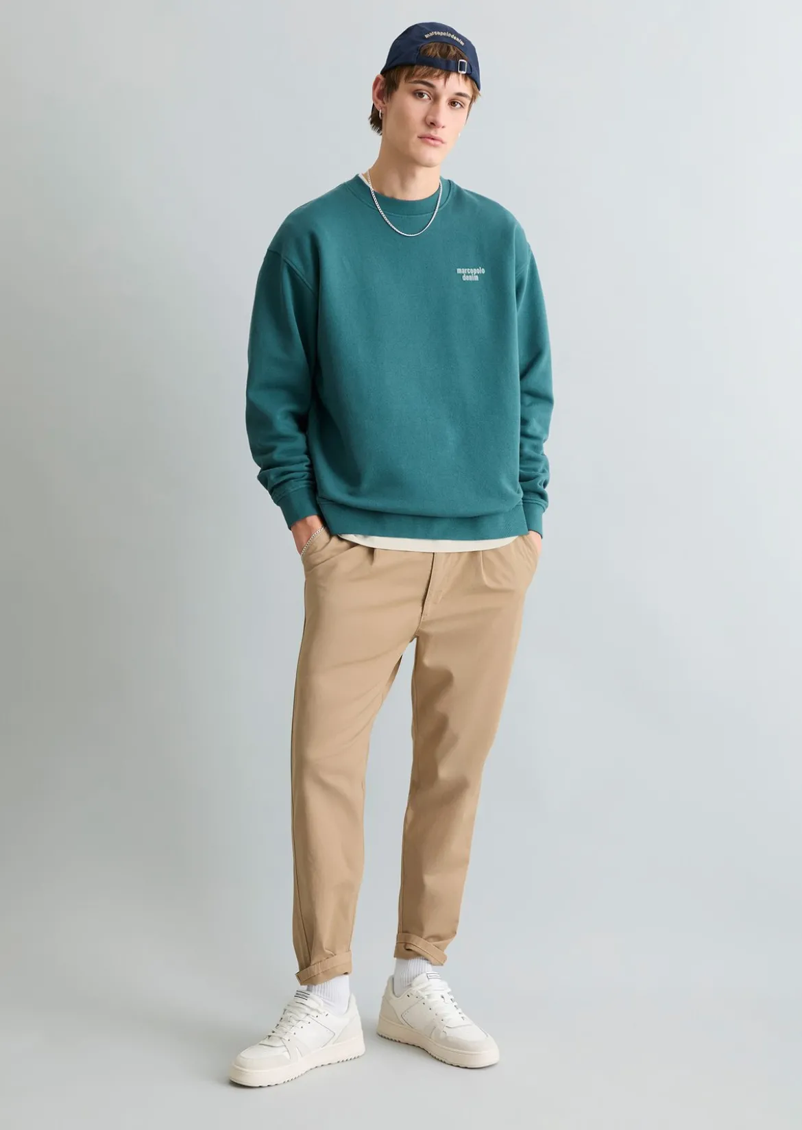 Sweatshirt relaxed mit großem Rückenprint