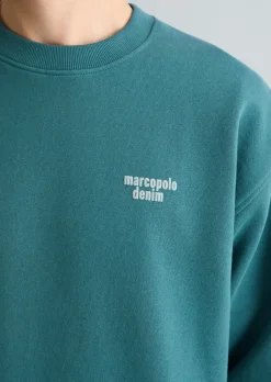 Sweatshirt relaxed mit großem Rückenprint