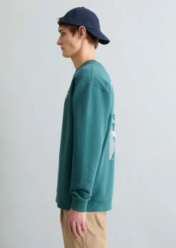 Sweatshirt relaxed mit großem Rückenprint